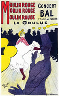 2 Moulin Rouge La Vintage Advert A4 Photo Print