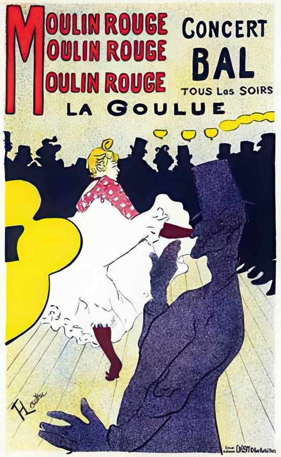 2 Moulin Rouge La Vintage Advert A4 Photo Print