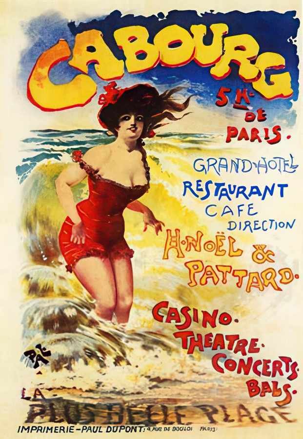 2 Pal Cabourg 189 Vintage Advert A4 Photo Print