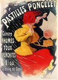 2 Pastilles Poncele Vintage Advert A4 Photo Print