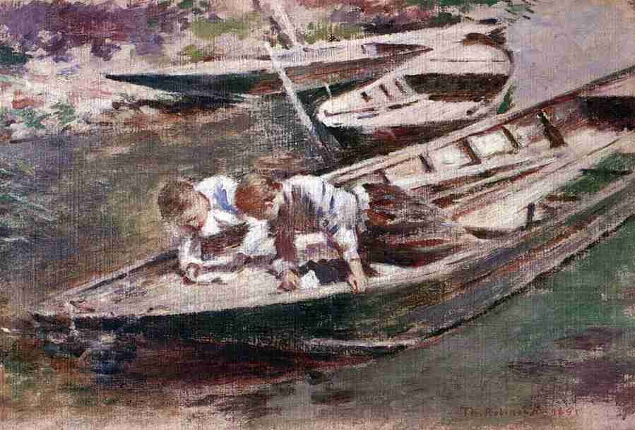 2 boat Art A4 Photo Print