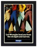2 wrangler flares menswear 2 Vintage Advert A4 Photo Print