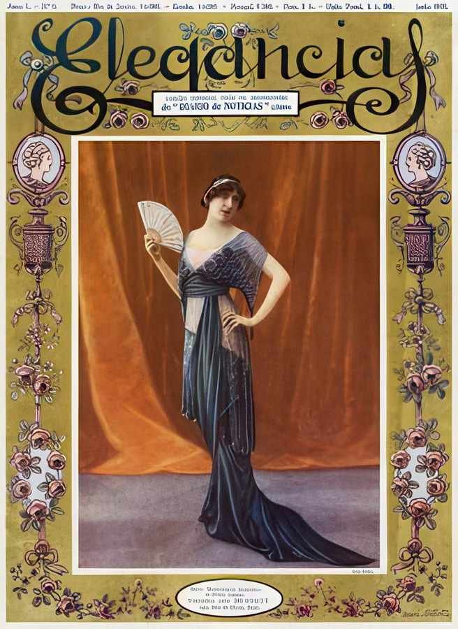 20 Elegencias 1913 Vintage Advert A4 Photo Print