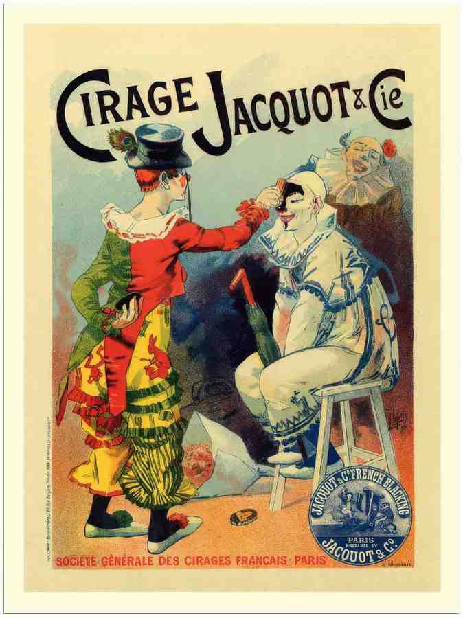 20 cirage jacquot lucien lefevre 1894 2 Vintage Advert A4 Photo Print