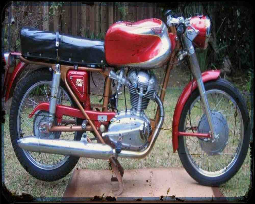 200 Elite A4 Photo Print Motorbike Vintage Aged