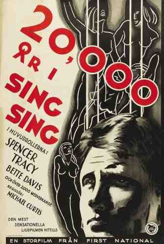  20000 Years In Sing Sing 02 film star poster A4 Photo Print