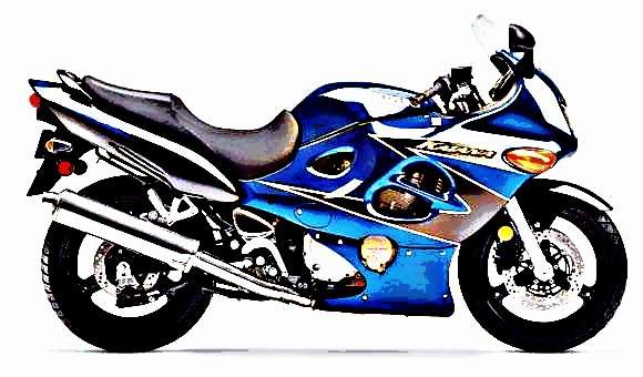 2004 gsx600f motorbike A4 Photo Print