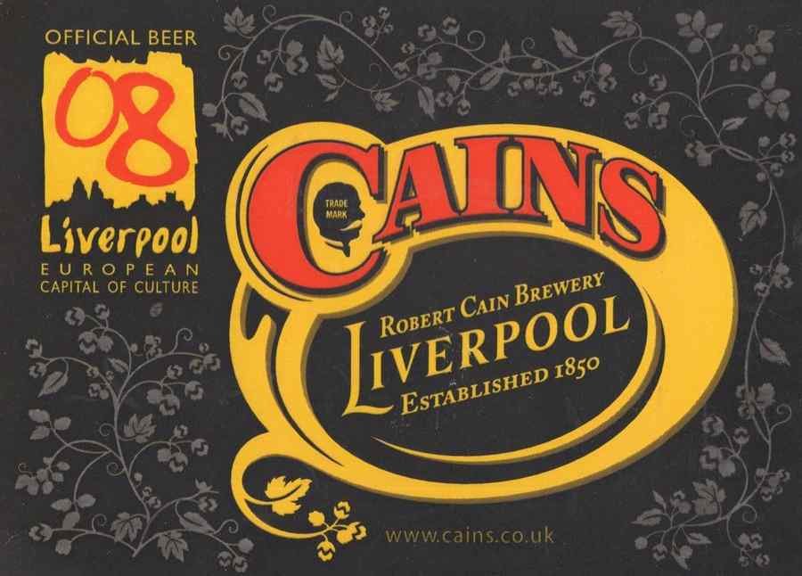 2008 cains liverpool official beer brewery advertising 149507 A4 Photo Print