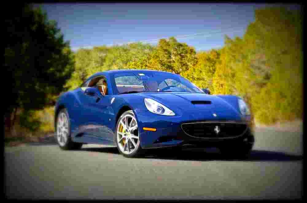 2010 ferrari california A4 Photo Print