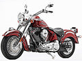 2012 Indian Chief motorbike A4 Photo Print