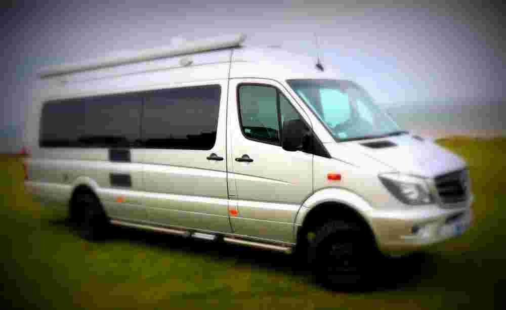 2014 Mercedes Benz Sprinter 319 CDI BlueEfficiency 4x4 McLaren Motorhome A4 Photo Print