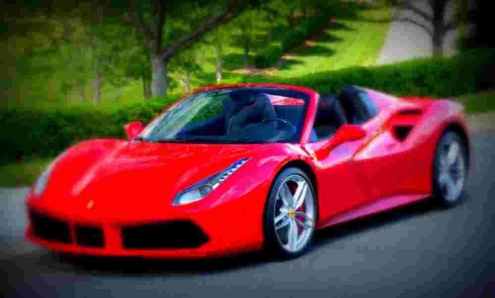 2017 Ferrari 488 Spider A4 Photo Print