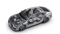 2019 audi a7 cutaway A4 Photo Print