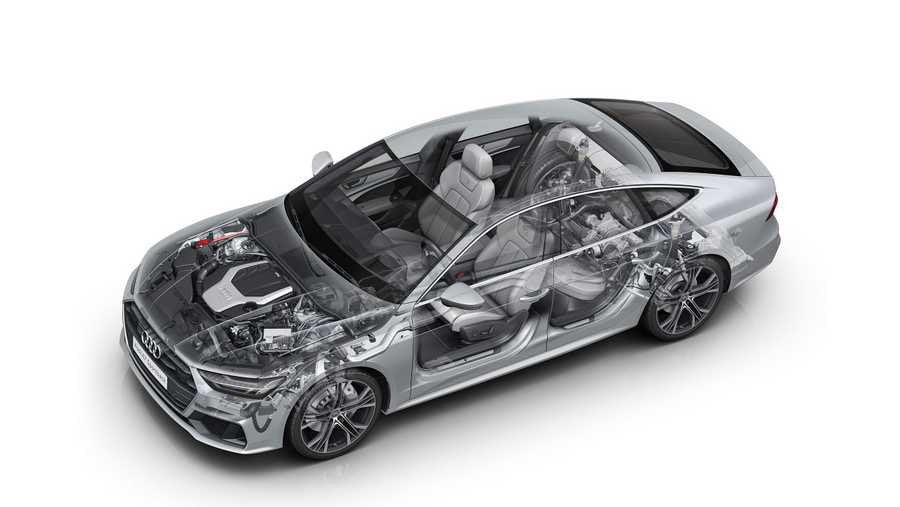 2019 audi a7 cutaway A4 Photo Print