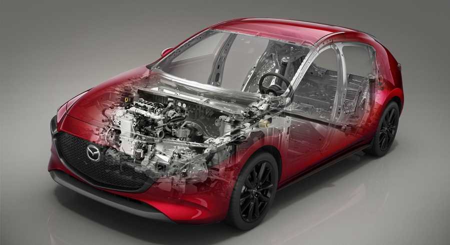 2019 mazda3 cutaway A4 Photo Print