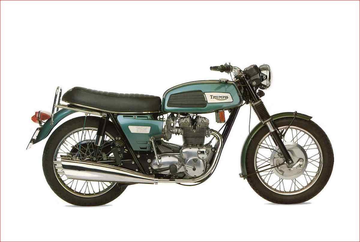 2020 Triumph T150 1969 A4 Photo Print