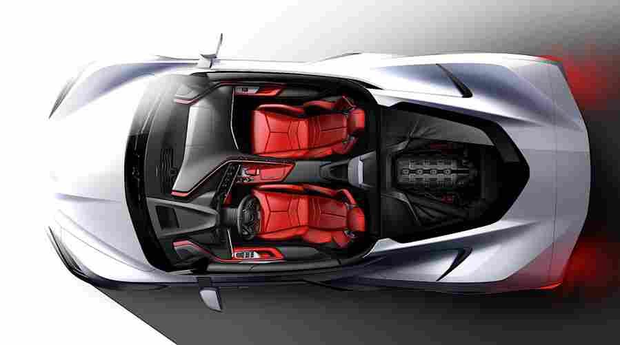 2020 chevrolet corvette stingray 1 Car A4 Photo Print