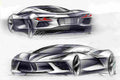 2020 chevrolet corvette stingray 2 Car A4 Photo Print