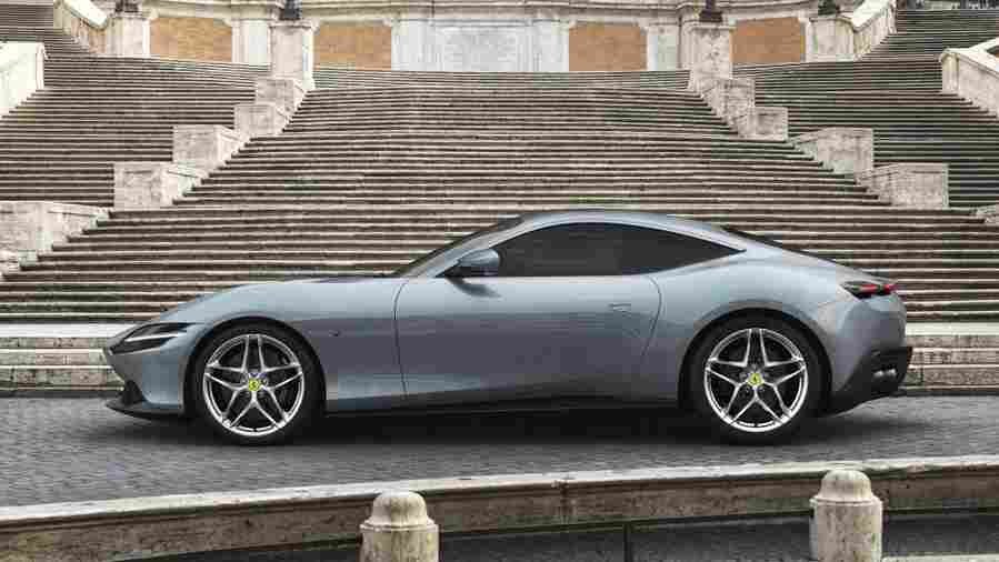 2020 ferrari roma 1 Car A4 Photo Print