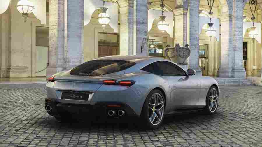 2020 ferrari roma 3 Car A4 Photo Print