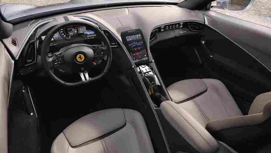 2020 ferrari roma 4 Car A4 Photo Print