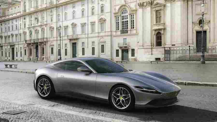 2020 ferrari roma 5 Car A4 Photo Print