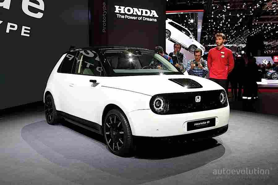 2020 honda e 27 Car A4 Photo Print