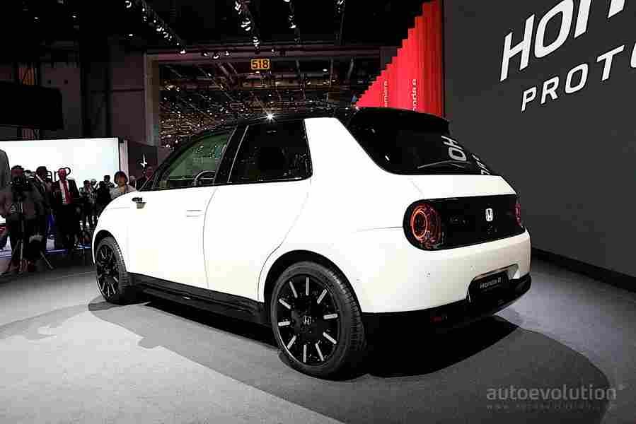 2020 honda e 36 Car A4 Photo Print