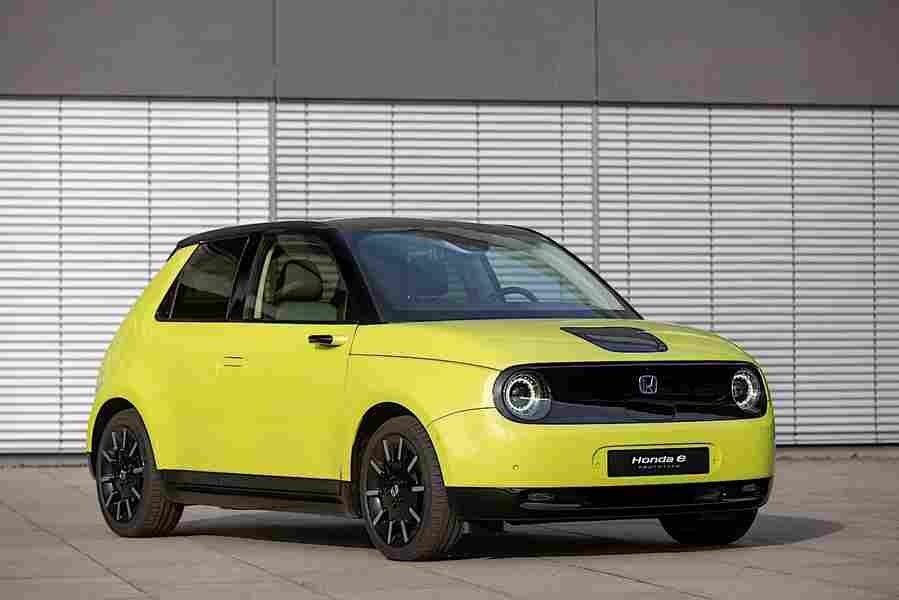 2020 honda e 4 Car A4 Photo Print