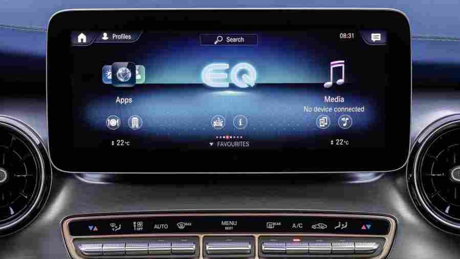 2020 mercedes benz eqv 23 Car A4 Photo Print