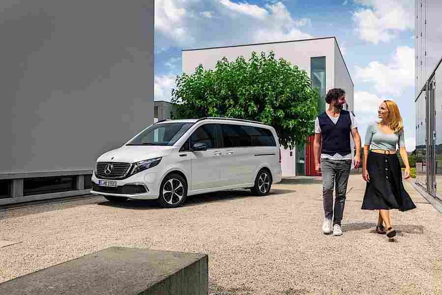 2020 mercedes benz eqv 31 Car A4 Photo Print