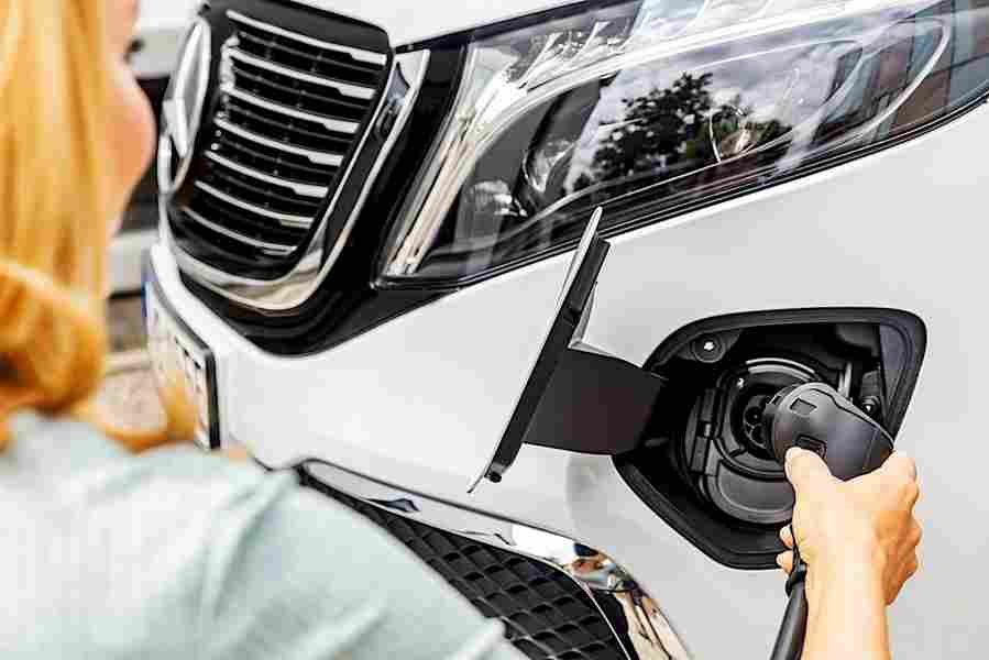 2020 mercedes benz eqv 32 Car A4 Photo Print