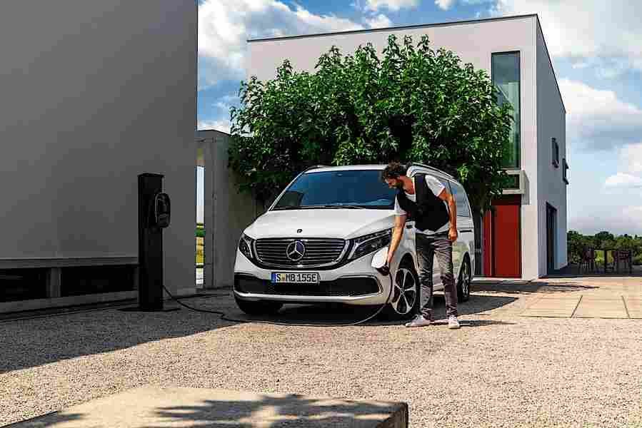 2020 mercedes benz eqv 33 Car A4 Photo Print