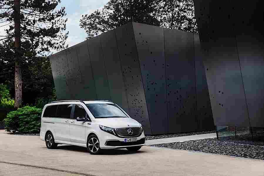 2020 mercedes benz eqv 41 Car A4 Photo Print