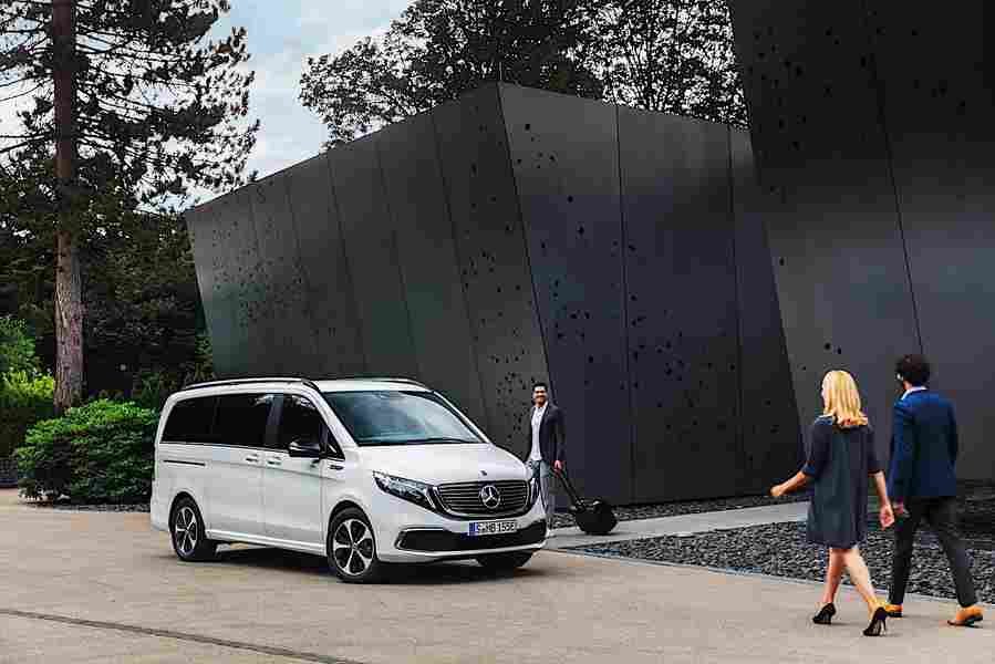 2020 mercedes benz eqv 42 Car A4 Photo Print