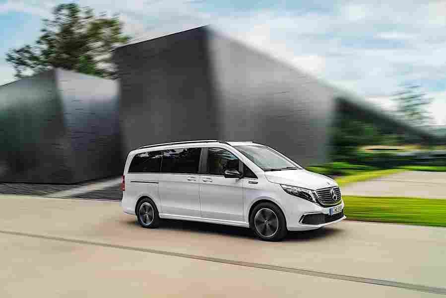 2020 mercedes benz eqv 48 Car A4 Photo Print