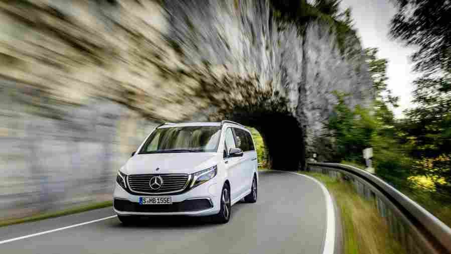 2020 mercedes benz eqv 5 Car A4 Photo Print