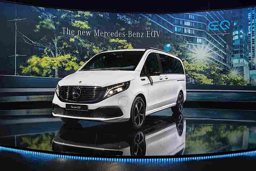 2020 mercedes benz eqv 51 Car A4 Photo Print