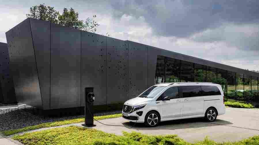 2020 mercedes benz eqv 9 Car A4 Photo Print