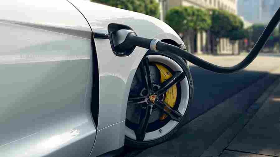 2020 porsche taycan 2 Car A4 Photo Print