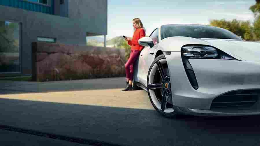 2020 porsche taycan 21 Car A4 Photo Print