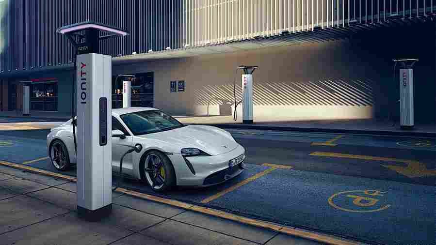 2020 porsche taycan 23 Car A4 Photo Print