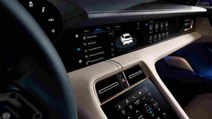 2020 porsche taycan 5 Car A4 Photo Print