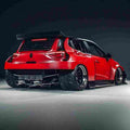 2020 renault clio red hood is a modern renault 5 turbo 1 Car A4 Photo Print