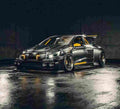 2020 renault clio red hood is a modern renault 5 turbo 5 Car A4 Photo Print