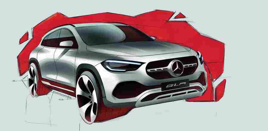 2021 Mercedes Benz Gla 88 Car A4 Photo Print