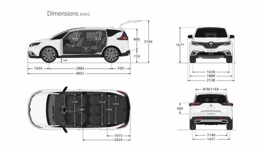 2021 Renault Espace 12 Car A4 Photo Print