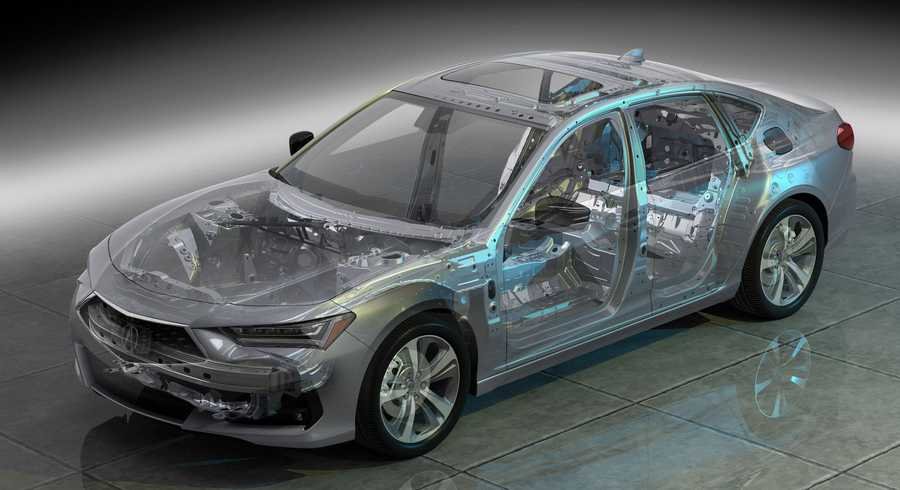 2021 acura tlx cutaway A4 Photo Print