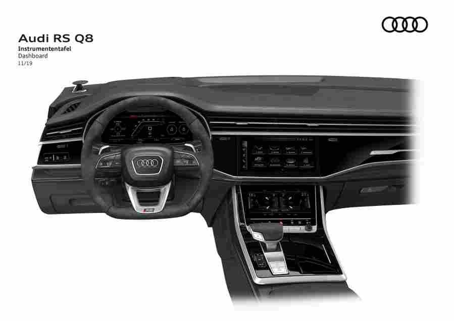 2021 audi rs q8 44 Car A4 Photo Print