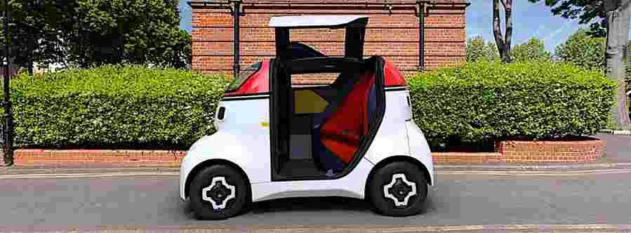 2021 gordon murray motiv 1 4 Car A4 Photo Print